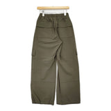 TRENT 新品 CARGO PANTS 定価32450円 812899140923 ナイロン混 イージー カーゴパンツ カーキ レディース トラント【中古】6-0818G♪#