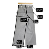TRENT 新品 center seam pants サイズ2 定価23100円 812899120122 イージーワイドスラックス パンツ ライトグレー レディース トラント【中古】6-0818T♪#