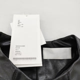 Mame Kurogouchi 新品 Coated Cotton Gabardine Shirt Vest 定価88000円 サイズ1 ベスト 24SS ブラック レディース マメクロゴウチ【中古】6-0818M♪