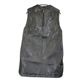 Mame Kurogouchi 新品 Coated Cotton Gabardine Shirt Vest 定価88000円 サイズ2 ベスト 24SS ブラック レディース マメクロゴウチ【中古】6-0818M♪