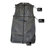 Mame Kurogouchi 新品 Coated Cotton Gabardine Shirt Vest 定価88000円 サイズ2 ベスト 24SS ブラック レディース マメクロゴウチ【中古】6-0818M♪