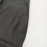 ESTHE 新品 ORGANZA CARGO TROUSERS オーガンジーカーゴトラウザーズ サイズXS シアー カーゴパンツ ブラック レディース エステ【中古】6-0818M♪#