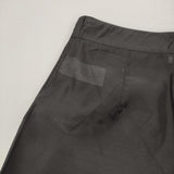 ESTHE 新品 ORGANZA CARGO TROUSERS オーガンジーカーゴトラウザーズ サイズXS シアー カーゴパンツ ブラック レディース エステ【中古】6-0818M♪#