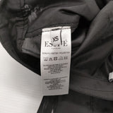 ESTHE 新品 ORGANZA CARGO TROUSERS オーガンジーカーゴトラウザーズ サイズXS シアー カーゴパンツ ブラック レディース エステ【中古】6-0818M♪#