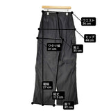ESTHE 新品 ORGANZA CARGO TROUSERS オーガンジーカーゴトラウザーズ サイズXS シアー カーゴパンツ ブラック レディース エステ【中古】6-0818M♪#