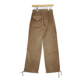 GANNI 新品 Washed Corduroy Drawstring Pants サイズ34 コーデュロイイージーパンツ パンツ ブラウン レディース ガニー【中古】6-0818T♪