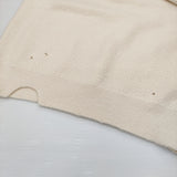 MM6/Maison Margiela 新品 ダメージ加工 プルオーバー 定価101200円 圧縮ウール サイズS セーター ニット オフホワイト レディース エムエム6/メゾンマルジェラ【中古】6-0818T♪