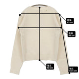 MM6/Maison Margiela 新品 ダメージ加工 プルオーバー 定価101200円 圧縮ウール サイズS セーター ニット オフホワイト レディース エムエム6/メゾンマルジェラ【中古】6-0818T♪
