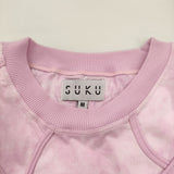 SUKU HOME スクホーム 新品 TEXTURED TEE サイズM 定価23100円 天然染め SH24SS012B 半袖Ｔシャツ カットソー ピンク レディース【中古】6-0818S♪