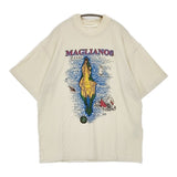 MAGLIANO 未使用 maglyanos island tee サイズL R58012521 レーヨンウール混 半袖Ｔシャツ カットソー 24SS ベージュ メンズ マリアーノ【中古】6-0818S♪