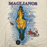 MAGLIANO 未使用 maglyanos island tee サイズL R58012521 レーヨンウール混 半袖Ｔシャツ カットソー 24SS ベージュ メンズ マリアーノ【中古】6-0818S♪