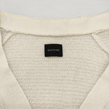 MAYKAM 新品 Knit Cardigan サイズ3 定価51700円 2401-031 サイズ3 ニット カーディガン オフホワイト レディース メイカム【中古】6-0818M♪