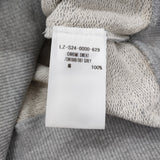 LUTZ HUELLE 新品 CHROME SWEAT クロームスウェット サイズL 定価62700円 フランス製 トレーナー スウェット 24SS グレー メンズ ルッツヒュエル【中古】6-0818M♪