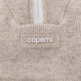 coperni コペルニ 新品 ハーフジップボクシークロップドセーター サイズS 定価88000円 セーター ニット SAND ベージュ レディース【中古】6-0818T♪