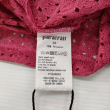 paratrait 新品 NIPPLE LACE PO 定価22000円 サイズ2 レース ノースリーブ トップス ブラウス シャツ ピンク レディース パラトレイト【中古】6-0818S♪