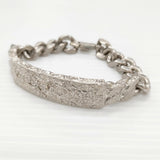 MM6/Maison Margiela 未使用 シルバーフォイルブレスレット サイズ04 定価56100円 SM7UY0071 P6622 ブレスレット シルバー メンズ エムエム6/メゾンマルジェラ【中古】6-0818G♪