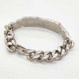 MM6/Maison Margiela 未使用 シルバーフォイルブレスレット サイズ04 定価56100円 SM7UY0071 P6622 ブレスレット シルバー メンズ エムエム6/メゾンマルジェラ【中古】6-0818G♪