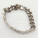 MM6/Maison Margiela 未使用 シルバーフォイルブレスレット サイズ04 定価56100円 SM7UY0071 P6622 ブレスレット シルバー メンズ エムエム6/メゾンマルジェラ【中古】6-0818G♪