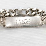 MM6/Maison Margiela 未使用 シルバーフォイルブレスレット サイズ04 定価56100円 SM7UY0071 P6622 ブレスレット シルバー メンズ エムエム6/メゾンマルジェラ【中古】6-0818G♪