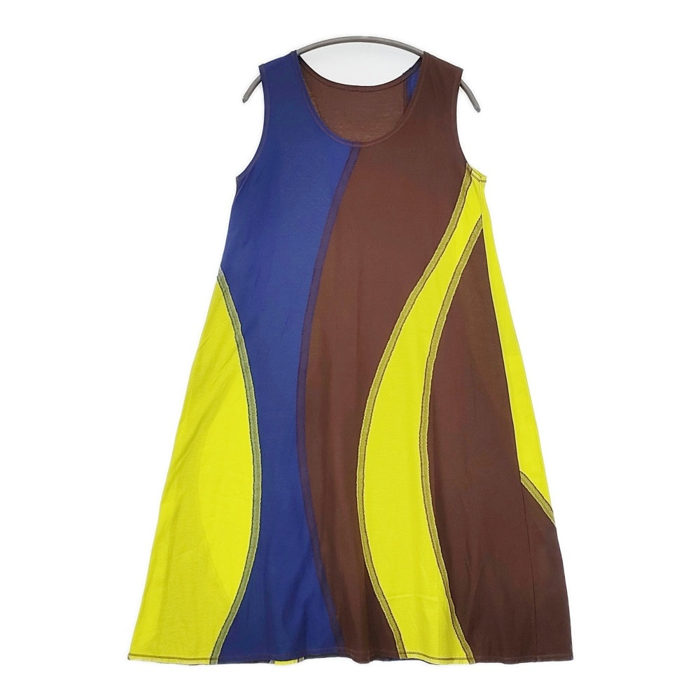 ISSEY MIYAKE IM62JH525 サイズ2 コットン ノースリーブ ワンピース