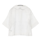 MARGARET HOWELL 24SS LINEN VOILE 578-4152005 サイズ1 定価34100円 半袖 ブラウス シャツ ホワイト レディース マーガレットハウエル【中古】6-0831S◎