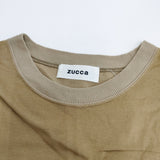 ZUCCa 切替 ZU93FH496 コットン Mサイズ ノースリーブ ワンピース オウド色 レディース ズッカ【中古】6-0831S◎