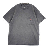 Danton ポケットTシャツ JD-9041 コットン サイズ36 半袖Ｔシャツ カットソー グレー レディース ダントン【中古】6-0831S◎