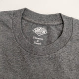 Danton ポケットTシャツ JD-9041 コットン サイズ36 半袖Ｔシャツ カットソー グレー レディース ダントン【中古】6-0831S◎