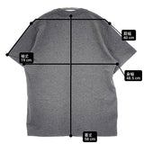 Danton ポケットTシャツ JD-9041 コットン サイズ36 半袖Ｔシャツ カットソー グレー レディース ダントン【中古】6-0831S◎