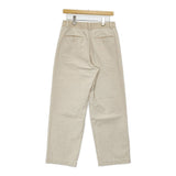 Pal'las Palace ラフィバックチノストレートパンツ サイズ3 定価31900円 FPT25111A チノパンツ 26SS アイボリー レディース パラスパレス【中古】6-0804G♪
