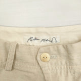 Pal'las Palace ラフィバックチノストレートパンツ サイズ3 定価31900円 FPT25111A チノパンツ 26SS アイボリー レディース パラスパレス【中古】6-0804G♪