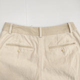 Pal'las Palace ラフィバックチノストレートパンツ サイズ3 定価31900円 FPT25111A チノパンツ 26SS アイボリー レディース パラスパレス【中古】6-0804G♪