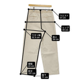 Pal'las Palace ラフィバックチノストレートパンツ サイズ3 定価31900円 FPT25111A チノパンツ 26SS アイボリー レディース パラスパレス【中古】6-0804G♪