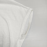 Pal'las Palace １９／－ラフィ天竺ラウンド襟ポロシャツ サイズ3 定価18700円 フレンチスリーブ ポロシャツ 26SS オフホワイト レディース パラスパレス【中古】6-0804S♪