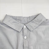 Pal'las Palace ８０／－ローンフレア袖シャツ サイズ2 定価24200円 FSH26224B シアー ブラウス シャツ 26SS サックス ライトブルー レディース パラスパレス【中古】6-0804S♪