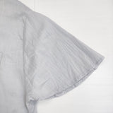 Pal'las Palace ８０／－ローンフレア袖シャツ サイズ2 定価24200円 FSH26224B シアー ブラウス シャツ 26SS サックス ライトブルー レディース パラスパレス【中古】6-0804S♪