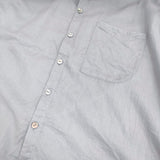 Pal'las Palace ８０／－ローンフレア袖シャツ サイズ2 定価24200円 FSH26224B シアー ブラウス シャツ 26SS サックス ライトブルー レディース パラスパレス【中古】6-0804S♪