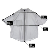 Pal'las Palace ８０／－ローンフレア袖シャツ サイズ2 定価24200円 FSH26224B シアー ブラウス シャツ 26SS サックス ライトブルー レディース パラスパレス【中古】6-0804S♪