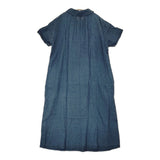 Pal'las Palace １６／－インディゴガーゼ半袖ワンピース サイズ3 定価34100円 FOP26140B ワンピース 26SS ネイビー レディース パラスパレス【中古】6-0804S♪