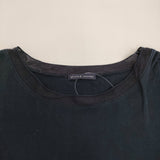 nume コットン サイズ3 日本製 リブ切替 NCT-6071A 長袖Ｔシャツ カットソー ロンＴ ネイビー レディース ヌメ【中古】6-0821M♪
