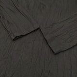 Yohji Yamamoto POUR HOMME HJ-T31-173 サイズ3 ウールニット シワ加工 長袖Ｔシャツ カットソー ロンＴ ブラック メンズ ヨウジヤマモトプールオム【中古】6-0825T♪