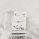 Yohji Yamamoto POUR HOMME シワ加工 コットンポリエステル サイズ3 長袖Ｔシャツ カットソー ロンＴ 25SS ホワイト メンズ ヨウジヤマモトプールオム【中古】6-0825M♪