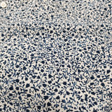 45R/45rpm フラワータペットのドレス 花柄 ボタニカル 定価68200円 バンドカラーシャツワンピ ワンピース ホワイト ネイビー レディース フォーティーファイブアールピーエム【中古】6-0825M♪