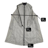 45R/45rpm フラワータペットのドレス 花柄 ボタニカル 定価68200円 バンドカラーシャツワンピ ワンピース ホワイト ネイビー レディース フォーティーファイブアールピーエム【中古】6-0825M♪