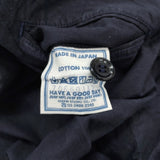 45R/45rpm イージーショーツ サイズ1 コットン 日本製 ショートパンツ ハーフパンツ ショーツ ネイビー 濃紺 レディース フォーティーファイブアールピーエム【中古】6-0908S♪