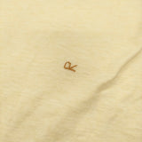 45R/45rpm 908Tシャツ 胸ポケット サイズ1 コットン 日本製 半袖Ｔシャツ カットソー イエロー レディース フォーティーファイブアールピーエム【中古】6-0904S♪