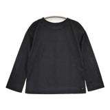 45R/45rpm 未使用品 定価14300円 サイズ1 コットン 日本製 長袖Ｔシャツ カットソー ロンＴ ブラック レディース フォーティーファイブアールピーエム【中古】6-0904M♪