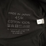45R/45rpm 未使用品 定価14300円 サイズ1 コットン 日本製 長袖Ｔシャツ カットソー ロンＴ ブラック レディース フォーティーファイブアールピーエム【中古】6-0904M♪