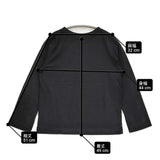 45R/45rpm 未使用品 定価14300円 サイズ1 コットン 日本製 長袖Ｔシャツ カットソー ロンＴ ブラック レディース フォーティーファイブアールピーエム【中古】6-0904M♪