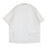 45R/45rpm 908オーシャンTシャツ サイズ1 コットン 日本製 半袖Ｔシャツ カットソー ホワイト レディース フォーティーファイブアールピーエム【中古】6-0904S♪